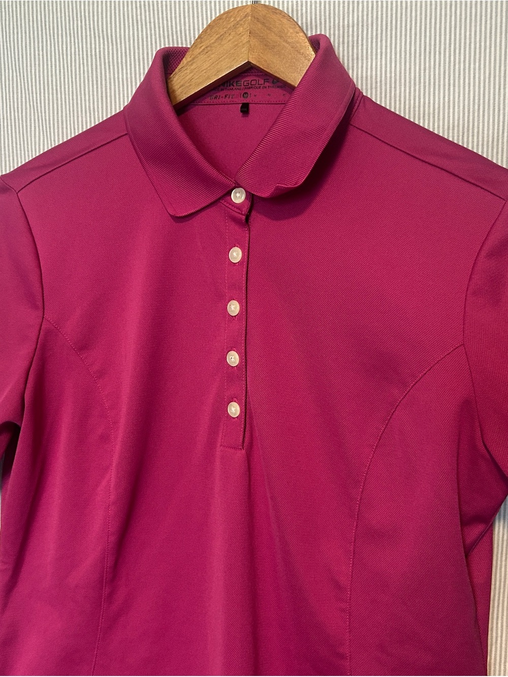Nike Golf Dri-Fit Women’s Raspberry Pink Short-Sleeve Polo